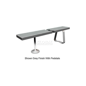 12" X 72" SOLID PLASTIC LOCKER BENCH TOP CHARCOAL by Asi Group