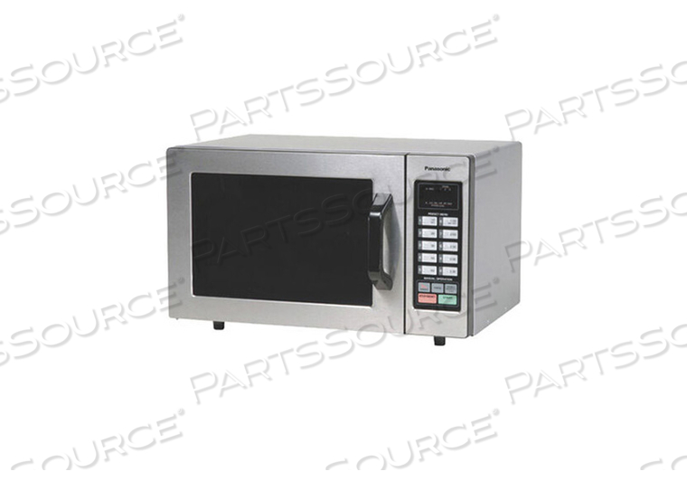 COMMERCIAL MICROWAVE OVEN, 0.8 FT3, 5.5 IN CORD LG, 120 V, 13.4 A, 1 PH, 60 HZ, STAINLESS STEEL DOOR, STEEL CABINET, STEEL CAVITY, MEETS NSF by Panasonic / Matsushita Electric Industrial Co, Ltd