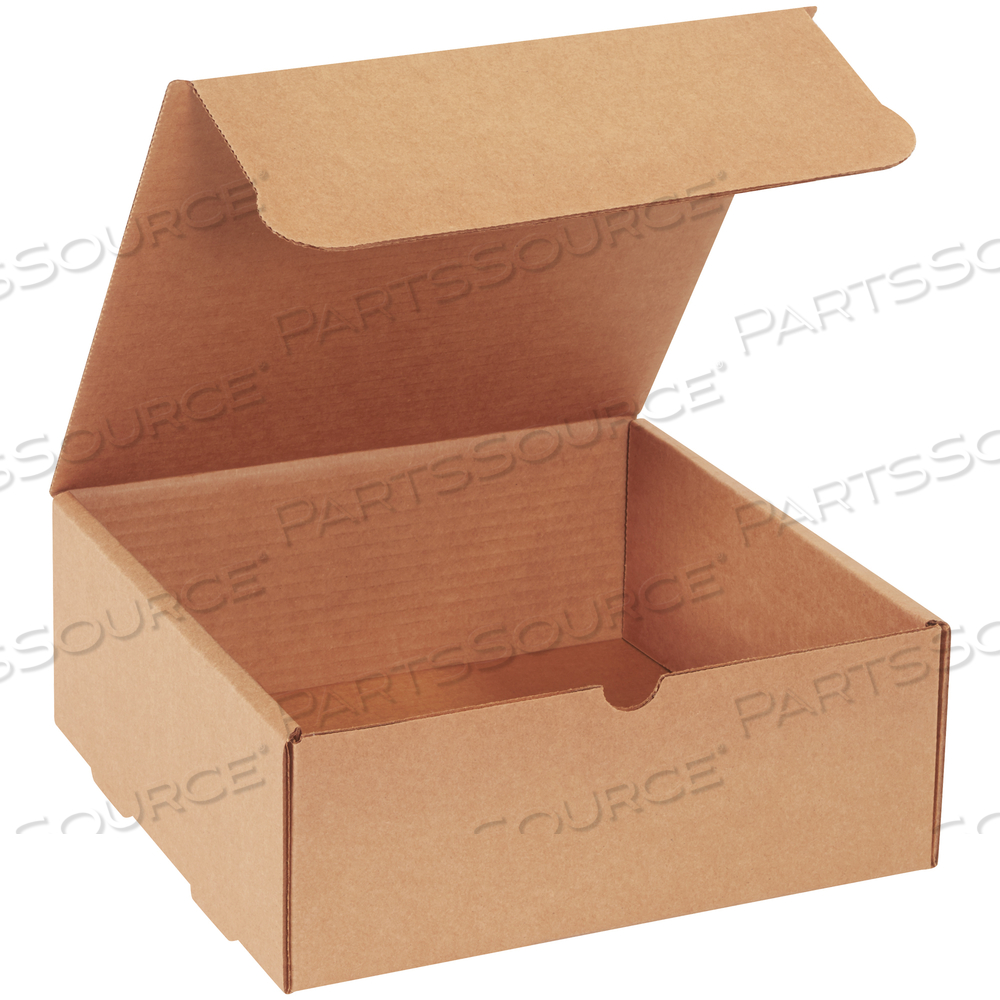 LITERATURE MAILERS, 10" X 10" X 4", KRAFT, 50/BUNDLE by BOX Partners (Box Acquisitions, LLC)