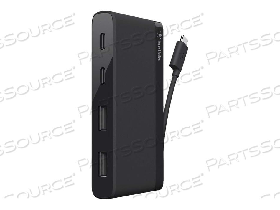 4-PORT USB-C MINI HUB - 1.86 IN by Belkin 4-PORT USB-C MINI HUB - 1.86 IN by Belkin