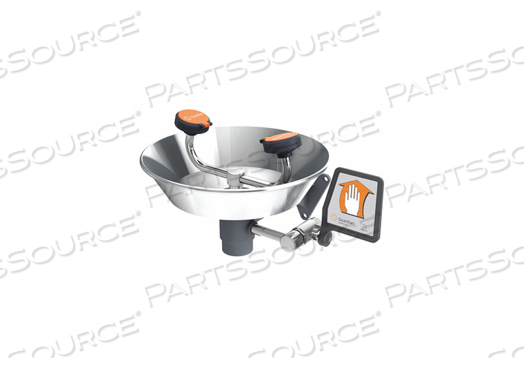 EYEWASH STATION WALL MOUNT SS 15-1/2 W by Guardian Equipment EYEWASH STATION WALL MOUNT SS 15-1/2 W by Guardian Equipment