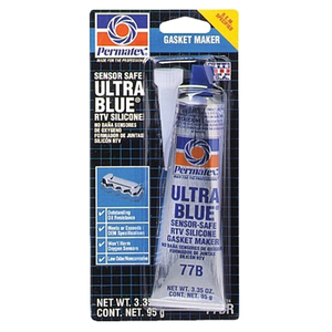 ULTRA SILICONE RTV GASKET MAKER, 3.35 OZ, TUBE, ULTRA BLUE by Permatex