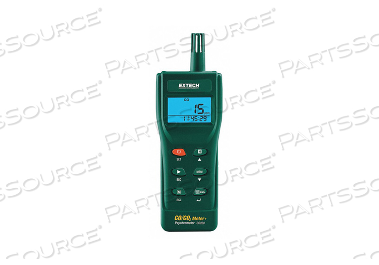 CARBON MONOXIDE/CARBON DIOXIDE IAQ METER by Extech Instruments CARBON MONOXIDE/CARBON DIOXIDE IAQ METER by Extech Instruments