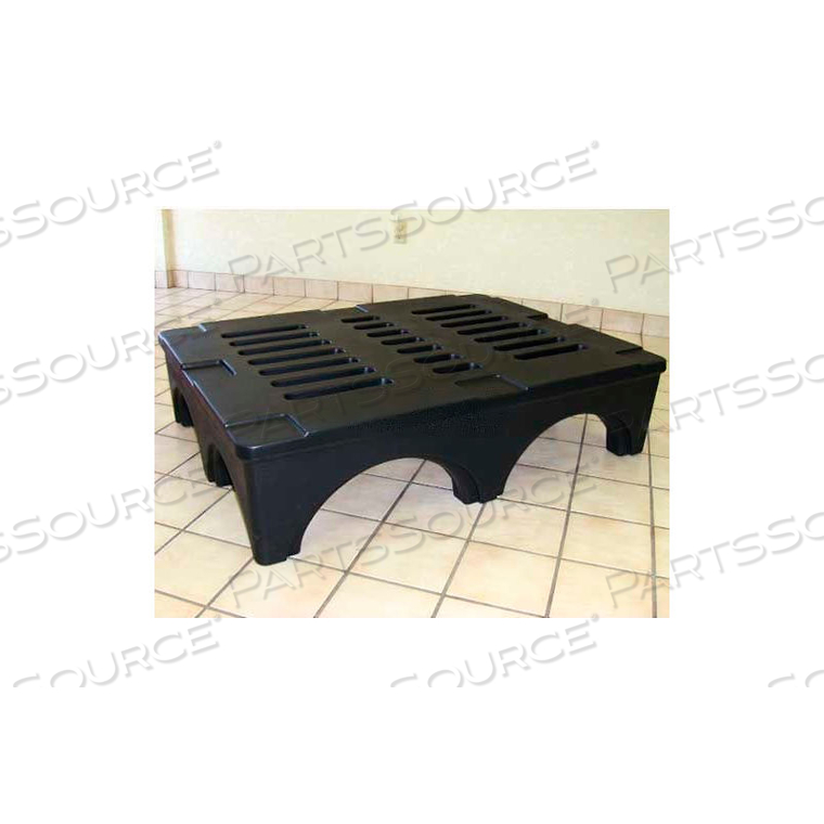 SURESTACK DUNNAGE RACK 48"W X 36"D X 12"H - BLACK by Forte Product Solutions SURESTACK DUNNAGE RACK 48"W X 36"D X 12"H - BLACK by Forte Product Solutions