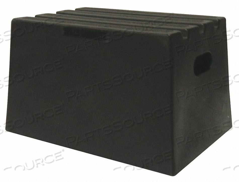 J4023 STEP STAND 1 STEP POLYETHYLENE BLACK by DPI