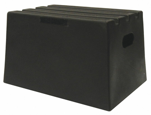 J4023 STEP STAND 1 STEP POLYETHYLENE BLACK by DPI