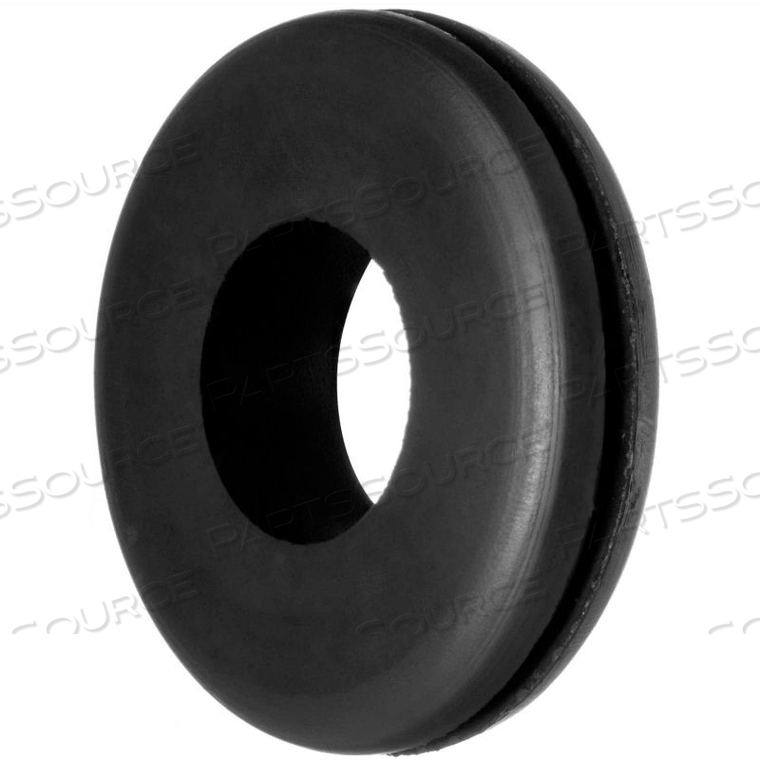 SBR RUBBER PUSH-IN GROMMET FOR 1-7/8" HOLE ID AND 1/16" EDGE THICKNESS - 1" ID - PACK OF 5 