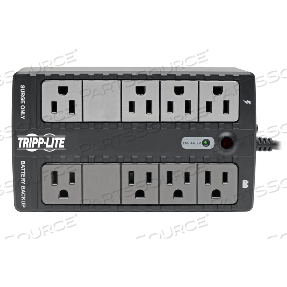 UPS DESKTOP 450VA 255W BATTERY BACK UP COMPACT 120V 8 OUTLETS by Tripp Lite UPS DESKTOP 450VA 255W BATTERY BACK UP COMPACT 120V 8 OUTLETS by Tripp Lite