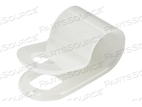 100 PACK SCREW MOUNT CABLE CLAMPS, MEDIUM 6.35MM BUNDLE CABLE FASTENER/HOLDER, R-TYPE SINGLE REUSABLE NYLON CLIP, SCREW DOWN ETHERNET CORD M by StarTech.com Ltd.