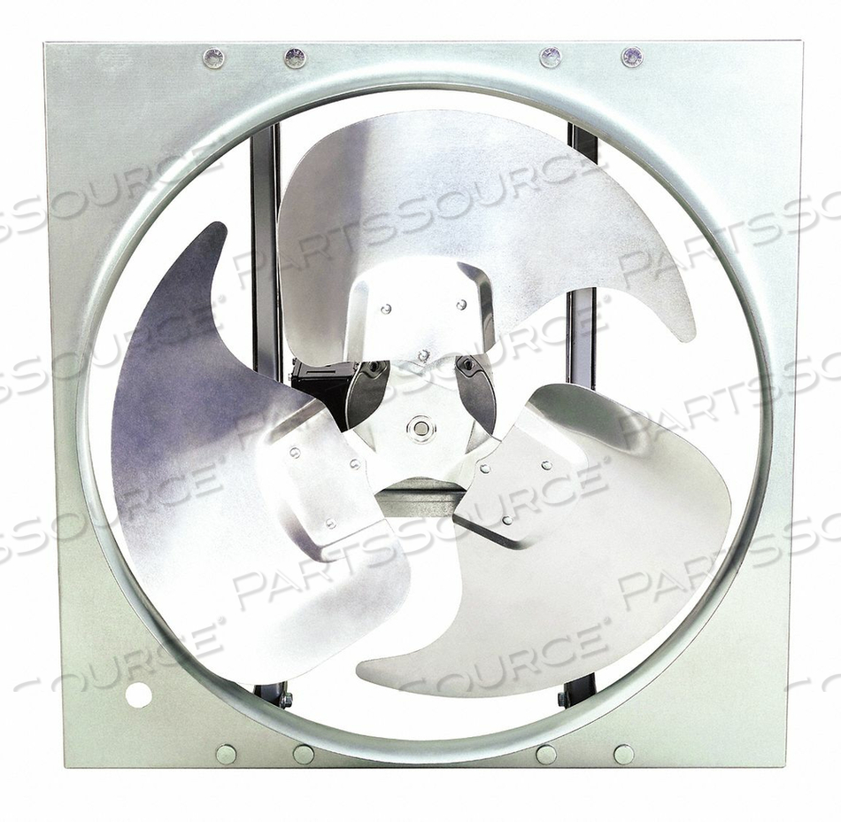 EXHAUST FAN, BLADE DIAMETER 24 IN, BLADE MATERIAL ALUMINUM, EXHAUST AIRFLOW @ 0.000 IN SP 6,424 CFM, FRAME FINISH GALVANIZED, FRAME MATERIAL by DAYTON ELECTRIC MANUFACTURING CO EXHAUST FAN, BLADE DIAMETER 24 IN, BLADE MATERIAL ALUMINUM, EXHAUST AIRFLOW @ 0.000 IN SP 6,424 CFM, FRAME FINISH GALVANIZED, FRAME MATERIAL by DAYTON ELECTRIC MANUFACTURING CO