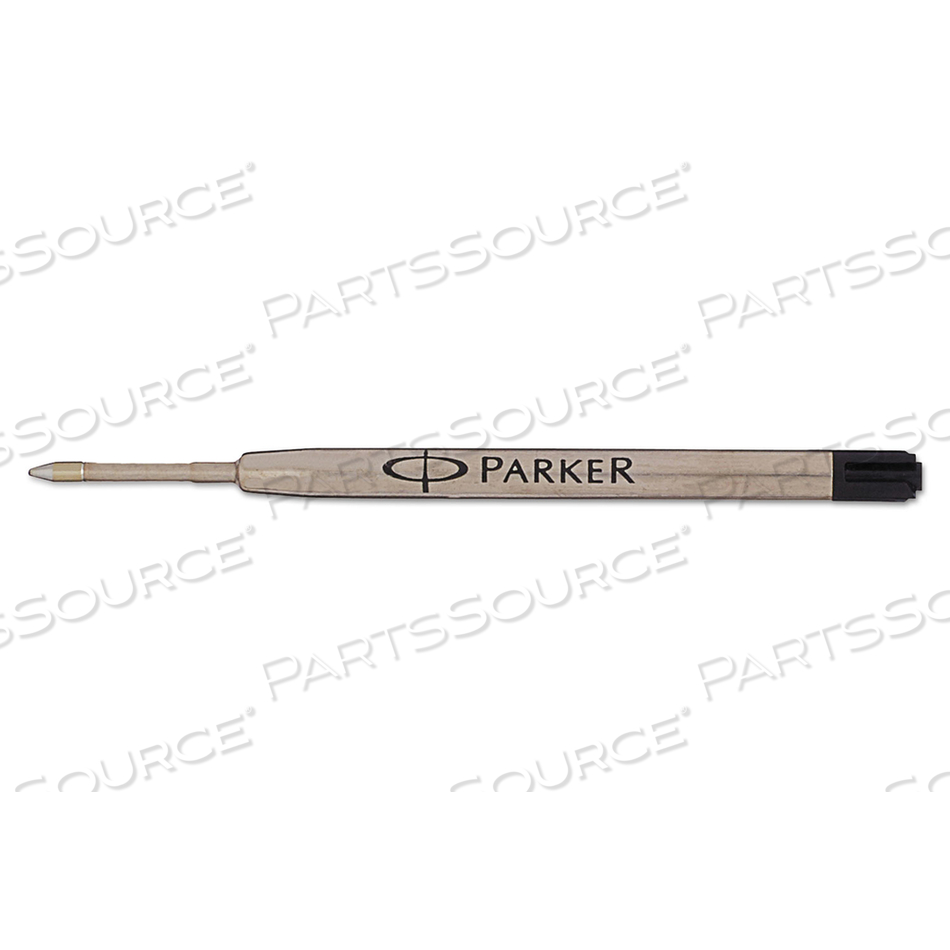 REFILL FOR PARKER BALLPOINT PENS, MEDIUM CONICAL TIP, BLACK INK by Parker