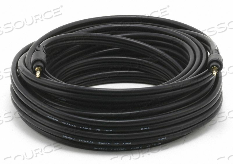 A/V CABLE 3.5MM M/M CABLE BLACK 35FT by Monoprice, Inc. A/V CABLE 3.5MM M/M CABLE BLACK 35FT by Monoprice, Inc.