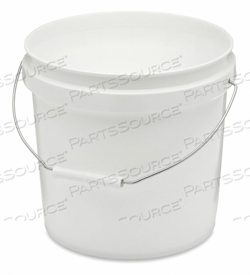 PAIL WHITE 6-1/2 W PLASTIC PK300 by Qorpak
