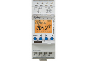 ELECTR TIMER DIN RAIL ASTRO 24HR/7D by Theben