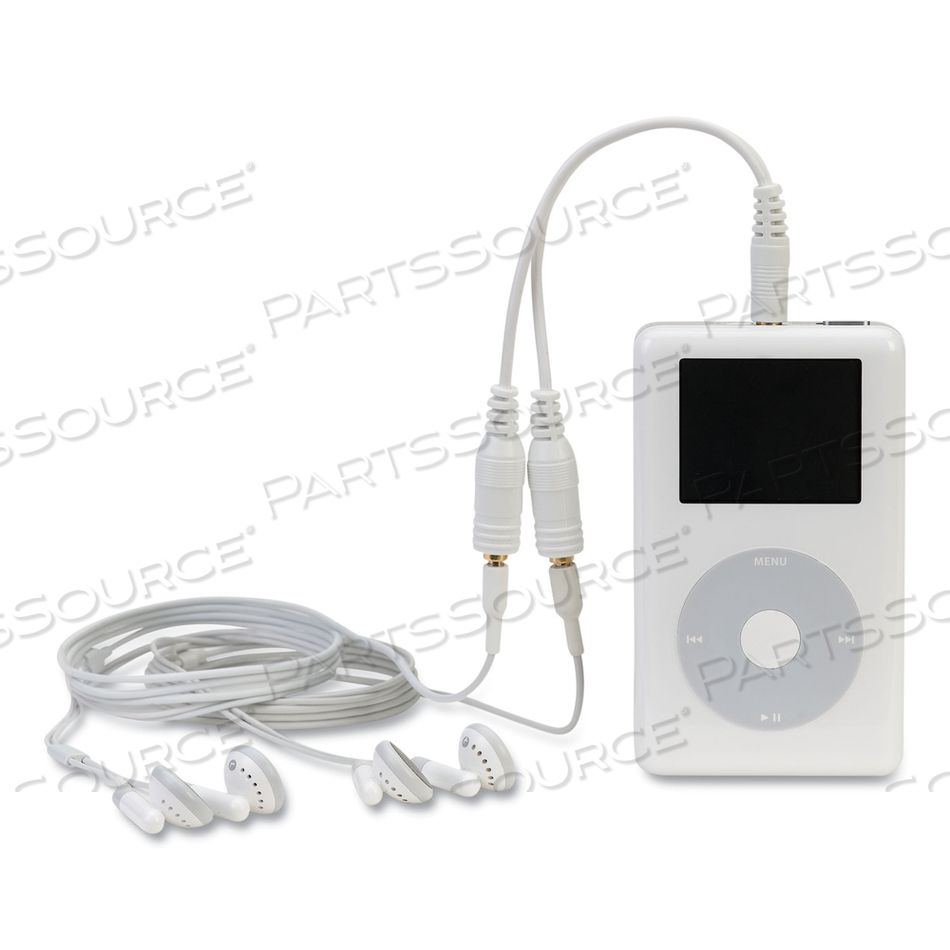SPEAKER AND HEADPHONE SPLITTER, WHITE by Belkin SPEAKER AND HEADPHONE SPLITTER, WHITE by Belkin