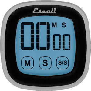 TOUCH SCREEN DIGITAL TIMER, BLACK by Escali