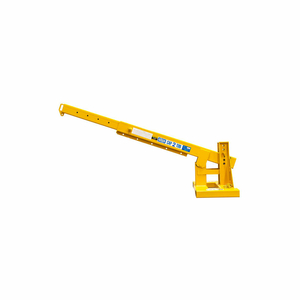 PIVOT BOOM FORKLIFT JIB-LIFT CRANE - 8000 LB. CAPACITY - 36" ON-CENTER FORK POCKETS by Contrx Industries Inc