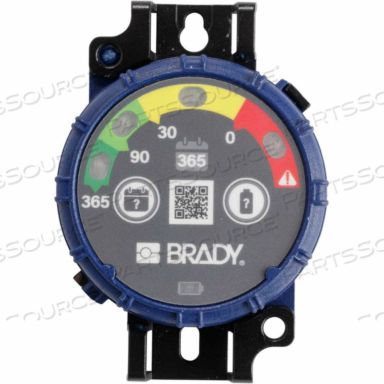 BRADY INSPECTION TIMER, 365 DAY, 10 PACK, LED LIGHTS, ABS PLASTIC, BLUE BRADY INSPECTION TIMER, 365 DAY, 10 PACK, LED LIGHTS, ABS PLASTIC, BLUE