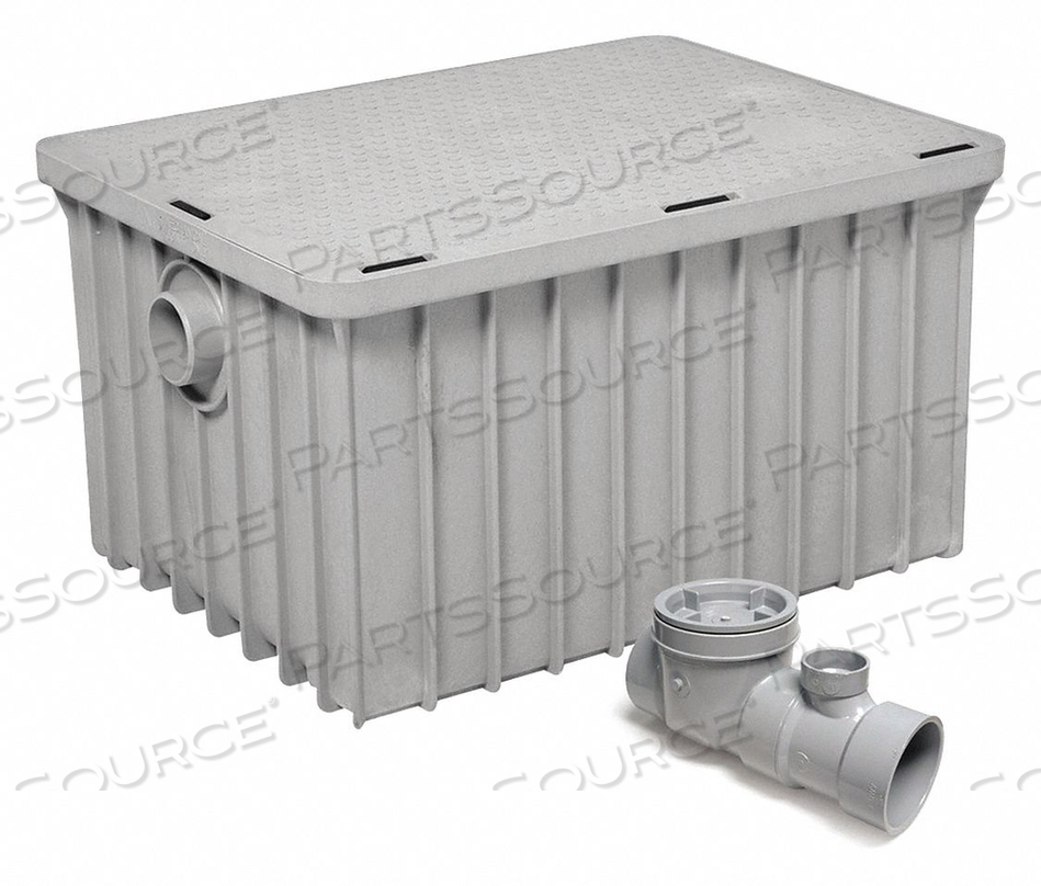 GREASE INTERCEPTOR POLY 3 IN DIA. 35 GPM by Canplas LLC GREASE INTERCEPTOR POLY 3 IN DIA. 35 GPM by Canplas LLC