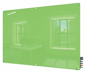 DRY ERASE BOARD MAGNETIC GLASS 72 W by Ghent