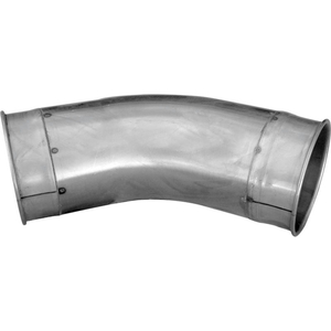 QF TUBED ELBOW 30 DEGREE 1.5 CLR, 4" DIA, GALVANIZED STEEL by Nordfab LLC QF TUBED ELBOW 30 DEGREE 1.5 CLR, 4" DIA, GALVANIZED STEEL by Nordfab LLC