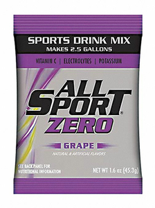 SPORTS DRINK MIX GRAPE ZERO FLAVOR PK30 by All Sport