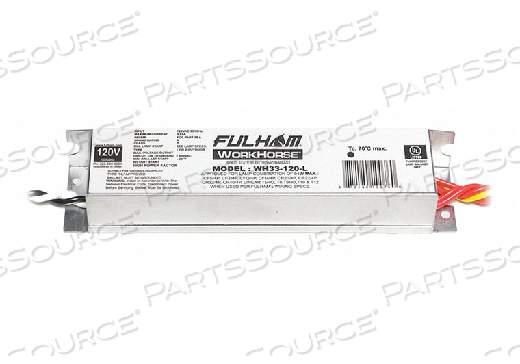 REPLACEMENT FOR FULHAM WH33-120-L REPLACEMENT FOR FULHAM WH33-120-L