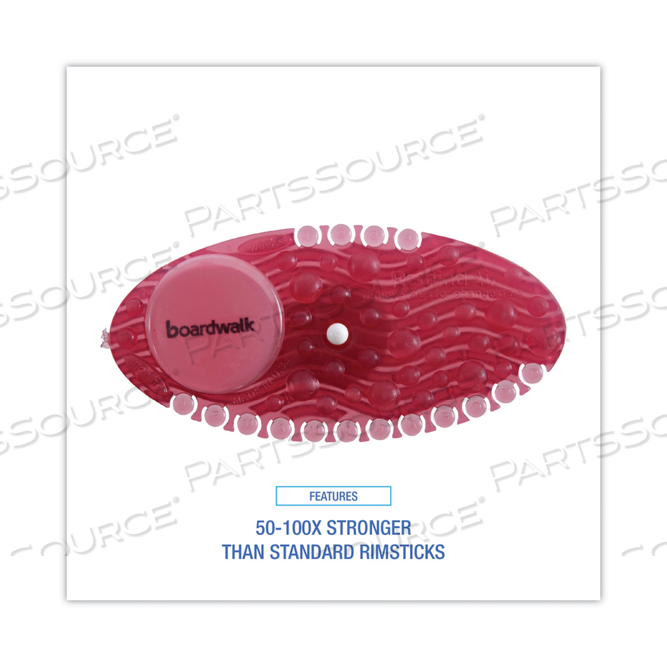 CURVE AIR FRESHENER, SPICED APPLE, SOLID, RED by Boardwalk CURVE AIR FRESHENER, SPICED APPLE, SOLID, RED by Boardwalk