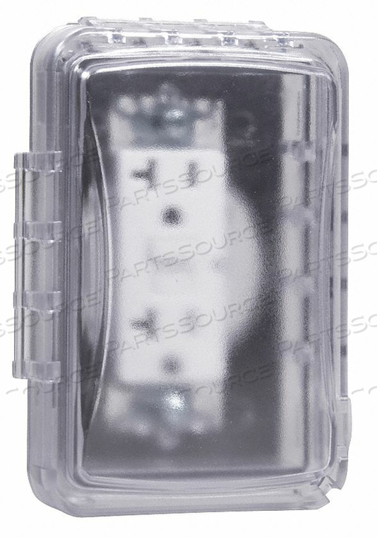 WHILE IN USE WEATHERPROOF COVER, BODY MATERIAL POLYCARBONATE, MOUNTING ORIENTATION HORIZONTAL OR VERTICAL, RECEPTACLE TYPE AND ROUNDS, DUPLE by Taymac WHILE IN USE WEATHERPROOF COVER, BODY MATERIAL POLYCARBONATE, MOUNTING ORIENTATION HORIZONTAL OR VERTICAL, RECEPTACLE TYPE AND ROUNDS, DUPLE by Taymac