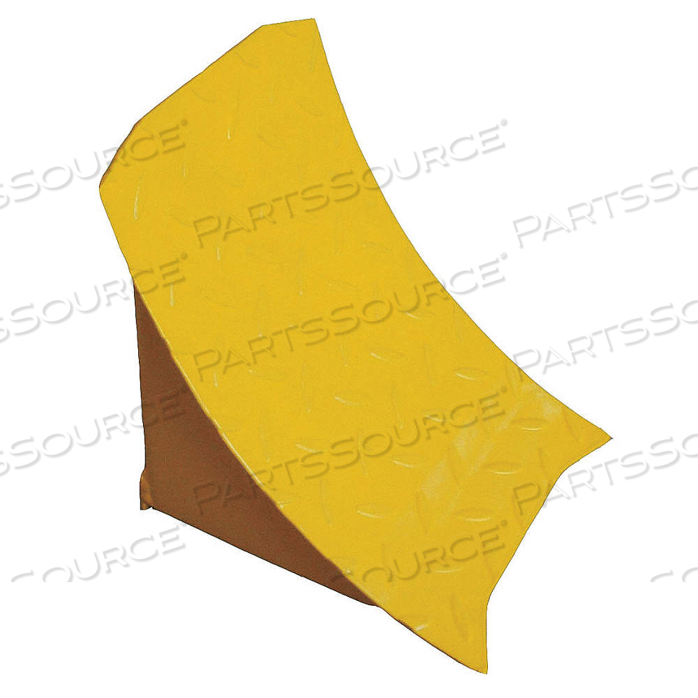 WHEEL CHOCK, STEEL, 7 5/8 IN OVERALL LG, 9 1/4 IN OVERALL WD, 9 IN OVERALL HT, 1 CHOCKS, YELLOW by Approved Vendor WHEEL CHOCK, STEEL, 7 5/8 IN OVERALL LG, 9 1/4 IN OVERALL WD, 9 IN OVERALL HT, 1 CHOCKS, YELLOW by Approved Vendor