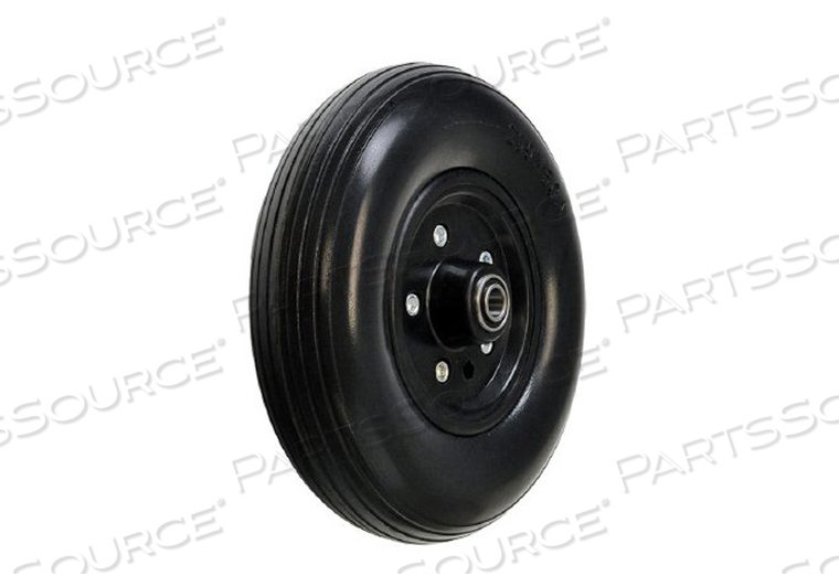 FRONT REPLACEMENT CASTER, 8 IN DIA, BLACK, 3 FT, 0.3 LB, 8 IN X 2 IN by Drive/DeVilbiss Healthcare, Inc