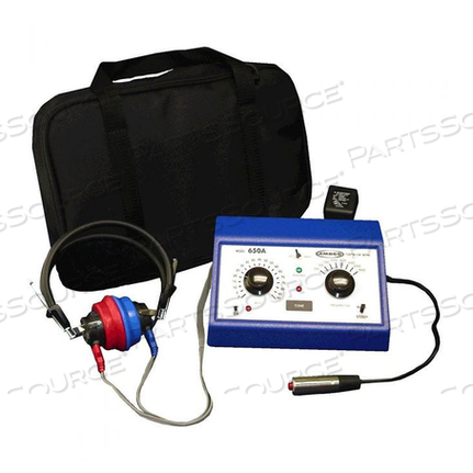 MANUAL AUDIOMETER WITH AC ADAPTER AND CARRY BAG by AMBCO MANUAL AUDIOMETER WITH AC ADAPTER AND CARRY BAG by AMBCO