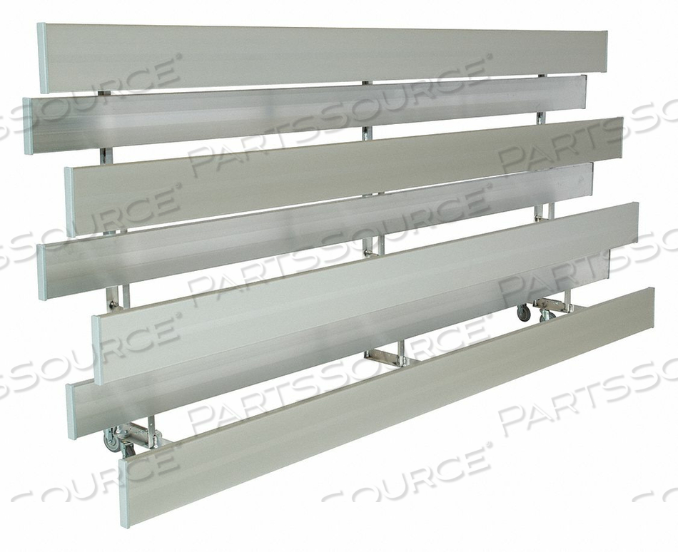 BLEACHER 4 ROWS 40 SEATS 15 FT L by National Recreation Systems