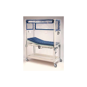 INFANT ICU KLIMER CRIB , 30"W X 44"L X 78"H, TRENDELENBURG DECK, CHROME by NK Products (Formerly I-Rep Therapy Products)