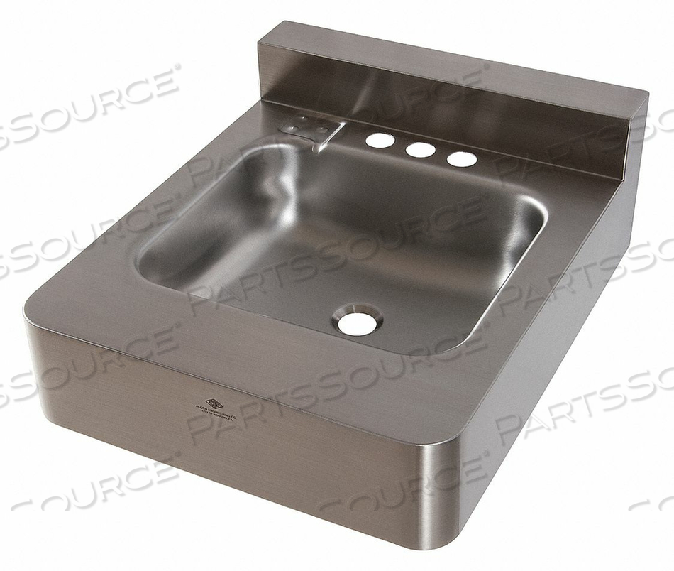 LAVATORY SINK WITHOUT FAUCET SILVER by Dura-Ware LAVATORY SINK WITHOUT FAUCET SILVER by Dura-Ware