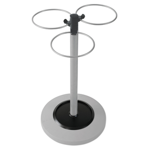 FLOWER UMBRELLA STAND, 13.75W X 13.75D X 25.5H, BLACK/SILVER by Alba
