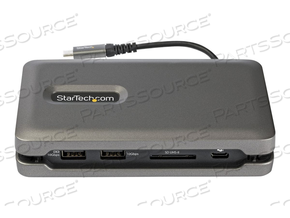 USB C MULTIPORT ADAPTER, USB C TO 4K 60HZ HDMI 2.0, 2-PORT 10GBPS USB HUB, 100W POWER DELIVERY PASS-THROUGH, GBE, SD/MICROSD, USB TYPE-C MIN by StarTech.com Ltd. USB C MULTIPORT ADAPTER, USB C TO 4K 60HZ HDMI 2.0, 2-PORT 10GBPS USB HUB, 100W POWER DELIVERY PASS-THROUGH, GBE, SD/MICROSD, USB TYPE-C MIN by StarTech.com Ltd.