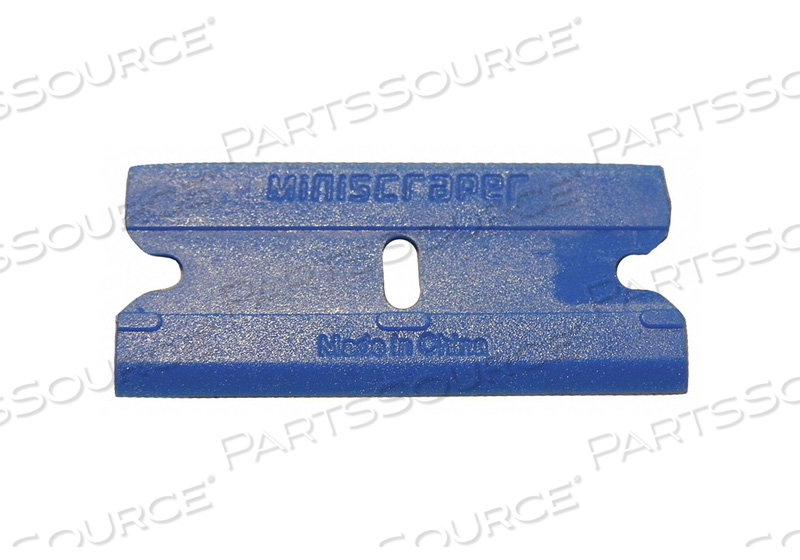 SCRAPER BLADE BLUE DOUBLE EDGE PK20 by Miniscraper