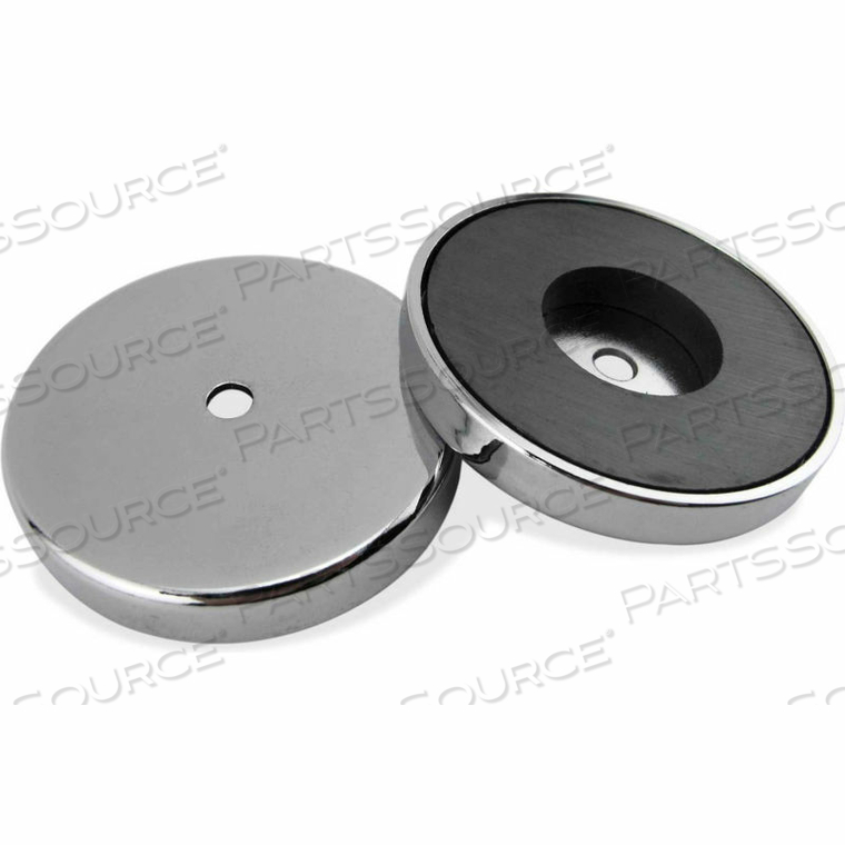 CERAMIC ROUND BASE MAGNET - 65 LBS. PULL by Master Magnetics, Inc. (The Magnet Source)