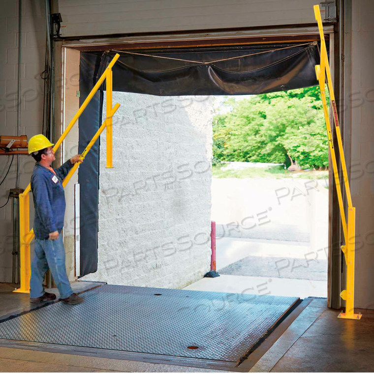 DUAL VERTICAL LIFT SAFE, FITS 10' CLEAR OPENING, SAFETY YELLOW by Fabenco Inc. DUAL VERTICAL LIFT SAFE, FITS 10' CLEAR OPENING, SAFETY YELLOW by Fabenco Inc.
