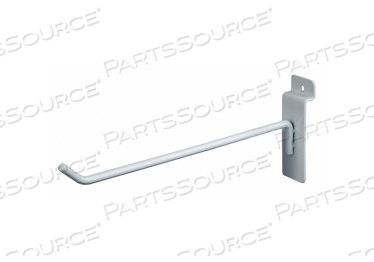 HOOK 8 D 1/2 W 1/2 H STEEL WHITE PK96 by Econoco