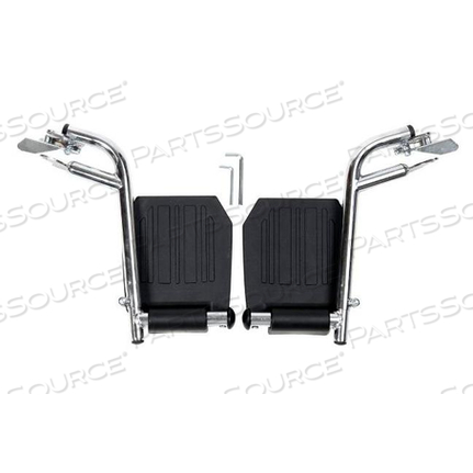 BLACK SWING-AWAY FOOTREST FOR EXCEL 2000 WHEELCHAIR by Medline Industries, Inc.