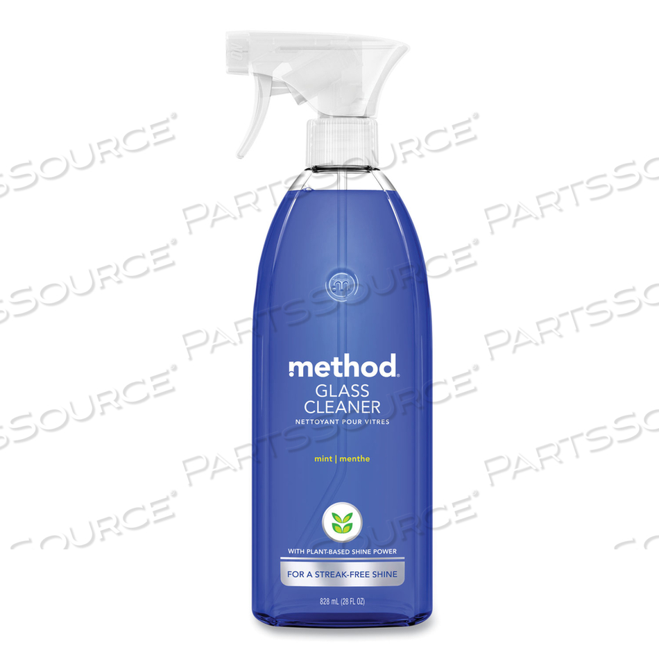 GLASS AND SURFACE CLEANER, MINT, 28 OZ SPRAY BOTTLE, 8/CARTON 