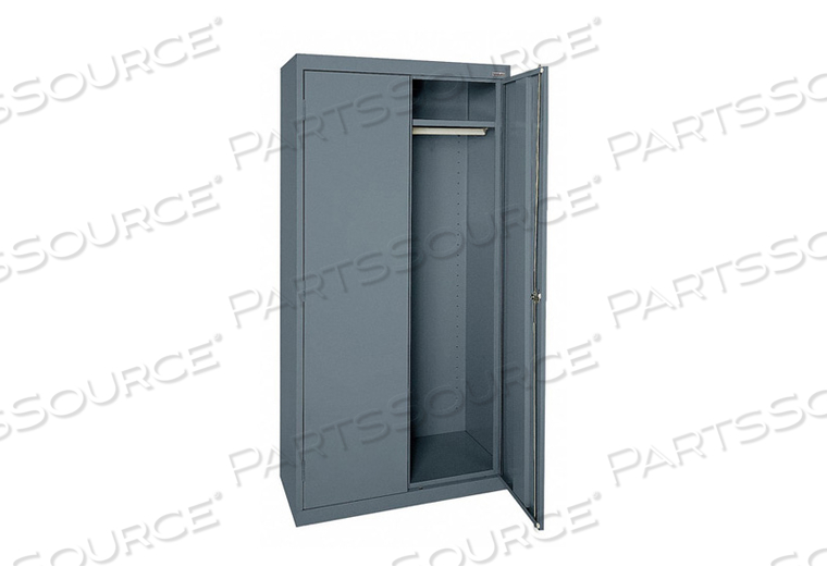 WARDROBE CABINET 72 H 46 W CHARCOAL by Sandusky Lee Cabinets