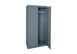 WARDROBE CABINET 72 H 46 W CHARCOAL by Sandusky Lee Cabinets