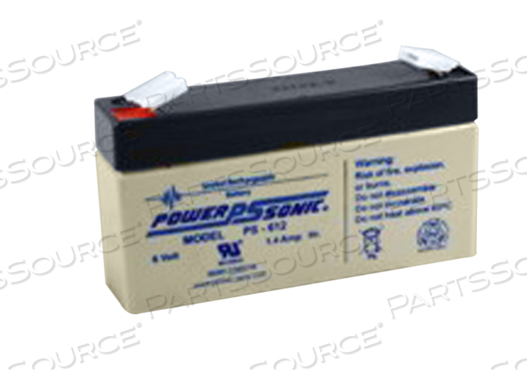 BATTERY, 1.2 AH, SLA/VRLA, 6 V 