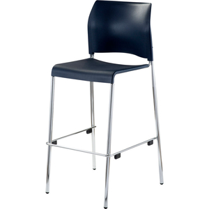 31"H BARSTOOL - PLASTIC SEAT - BLACK - 8800 SERIES by National Public Seating