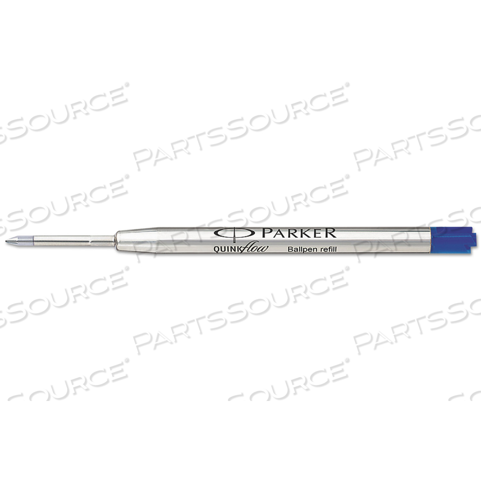 REFILL FOR PARKER BALLPOINT PENS, MEDIUM CONICAL TIP, BLUE INK by Parker