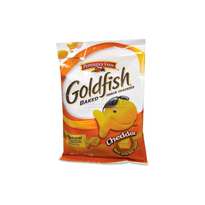 PEPPERIDGE FARM GOLDFISH CRACKERS, CHEDDAR, 1.5 OZ, 72/CARTON by Marjack