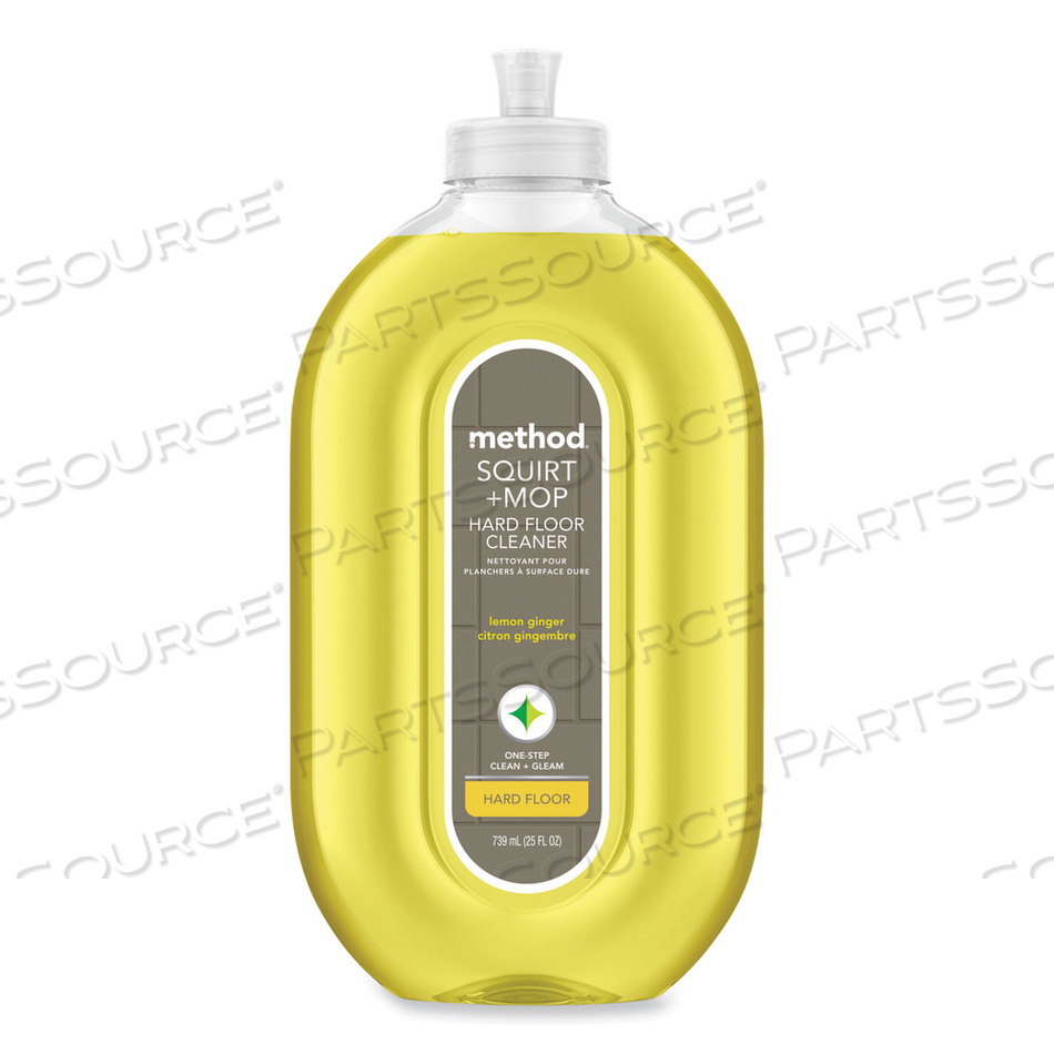 SQUIRT + MOP HARD FLOOR CLEANER, 25 OZ SPRAY BOTTLE, LEMON GINGER by Method